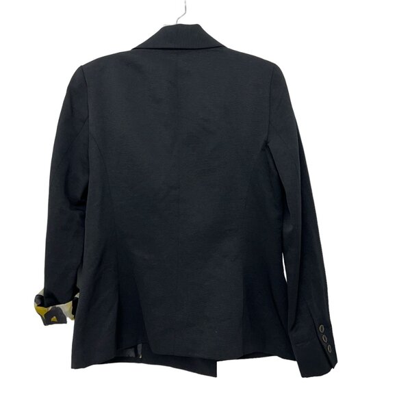 Cabi Luxe Tux leopard print lined double breasted women's jacket blazer size 4 - Picture 2 of 9